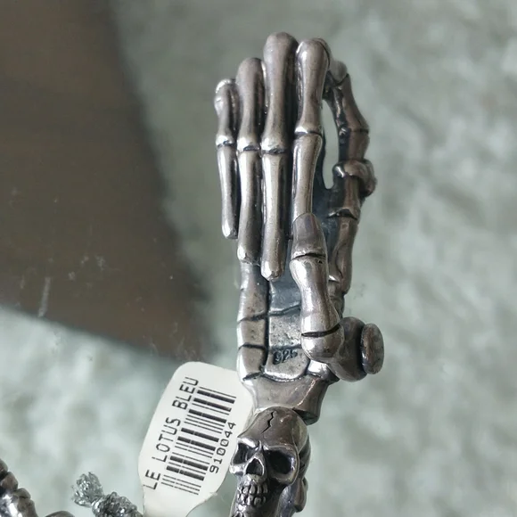 STERLING SILVER WALLET  CHAIN,  ONE OF A KIND - Picture 6 of 13